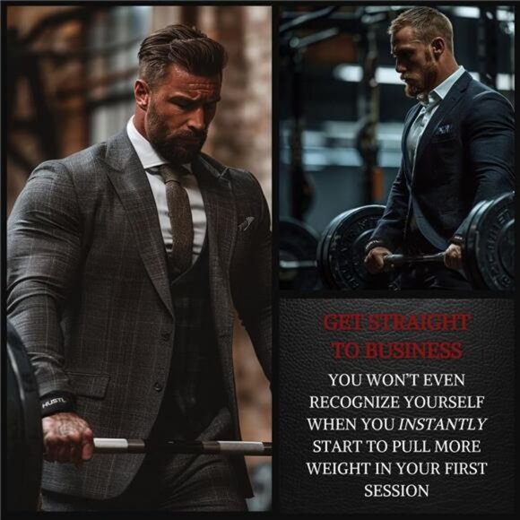 Lifting Straps Gym Wrist Wraps - 24" Strong Cotton Weightlifting Wrist Straps - Picture 5 of 7